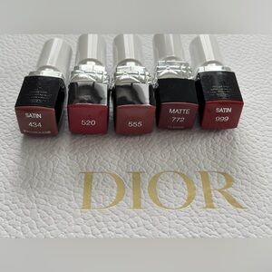 ROUGE DIOR SER OF 6 UNUSED TESTERS